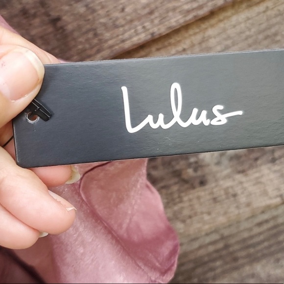 Lulu’s Moriah Rose Satin Wrap Maxi Dress - Picture 5 of 8